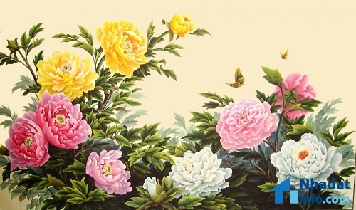  Ý nghĩa tranh 8 bông hoa mẫu đơn