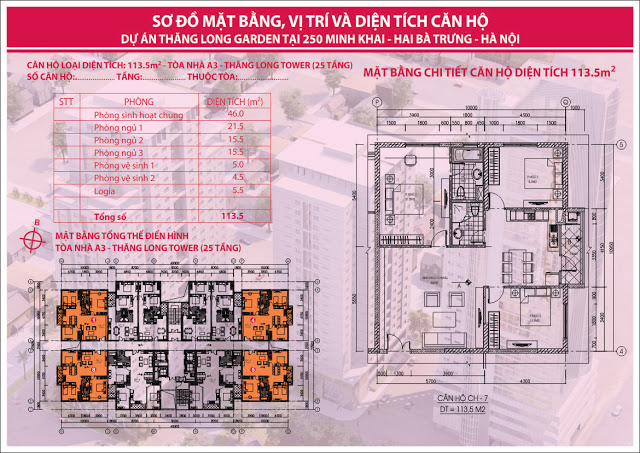 Bán chung cư Thăng Long Garden 250 Minh Khai, căn hộ 250 giá 22tr-28tr/m2. 2237375