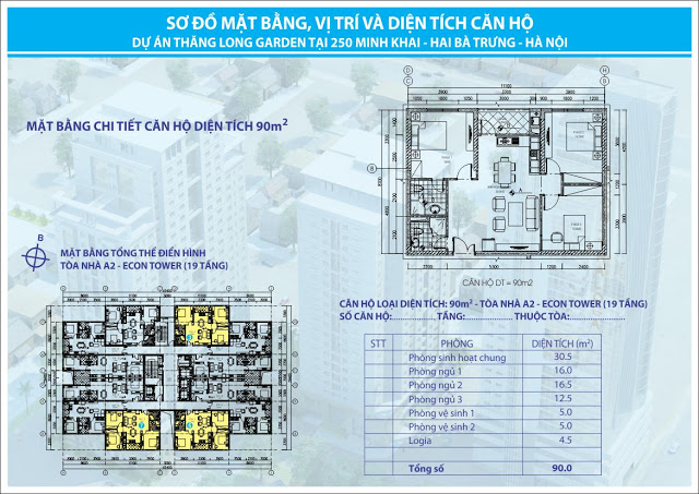 Bán chung cư Thăng Long Garden 250 Minh Khai, căn hộ 250 giá 22tr-28tr/m2. 2237375