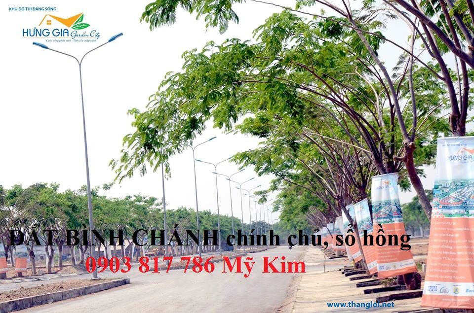 Bán đất bình chánh chính chủ - sổ hồng  đẳng cấp khu phố Mỹ Hưng 2 2776610