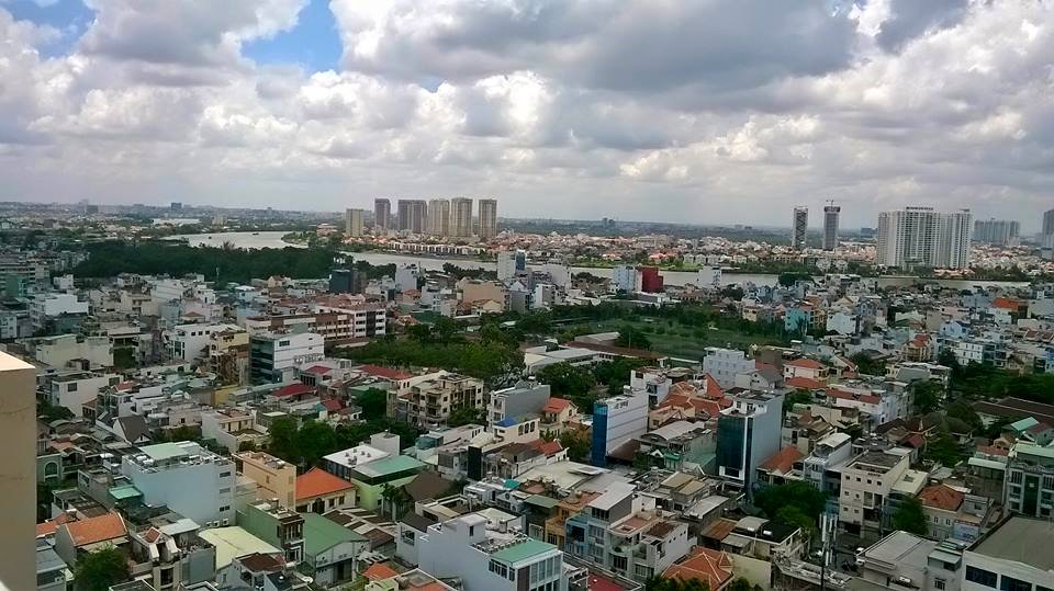 Bán căn hộ Saigonland quận Bình Thạnh, DT 75m2, full nội thất, View sông SG, Giá 2.7tỷ 3942170