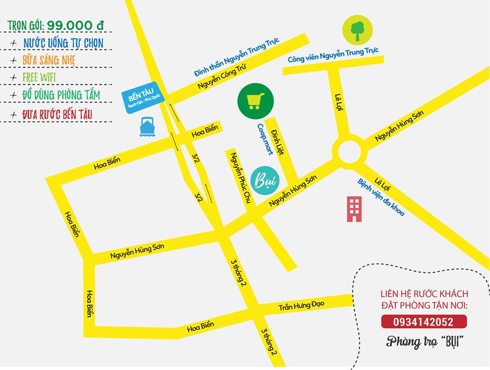 Cho thuê nhà trọ, phòng trọ tại Rạch Giá, Kiên Giang 5507101