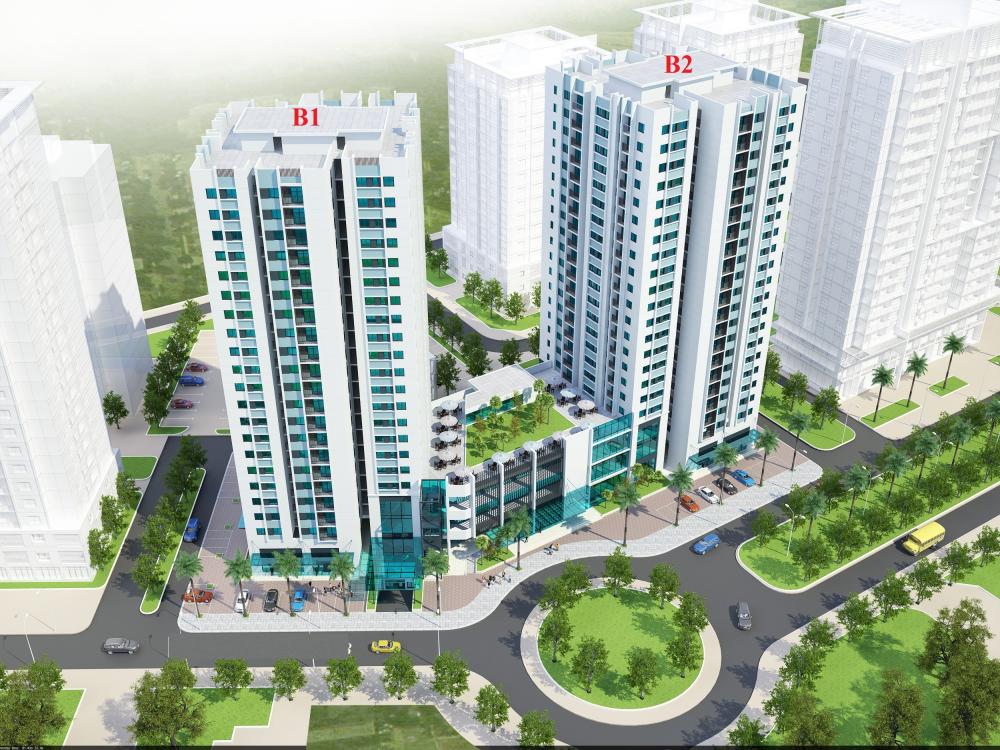 Bán căn số 16 tầng 10 chung cư B1 B2 Tây Nam Linh Đàm, 85.12 m2, 3 phòng ngủ đẹp, hướng Nam 4928849