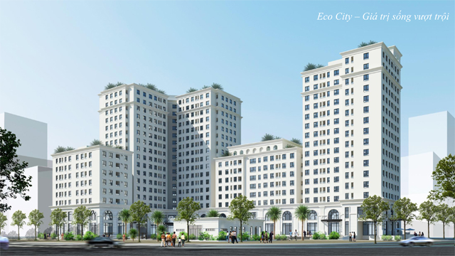 Bán căn hộ chung cư tại dự án Eco City Việt Hưng, Long Biên, Hà Nội DT 67m2 giá 24 triệu/m2 5383304
