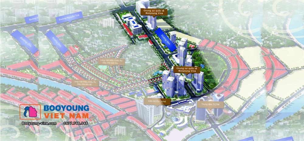 Bán căn hộ chung cư tại chung cư Booyoung, Hà Đông, Hà Nội, diện tích 73m2, giá 25 triệu/m² 6009508