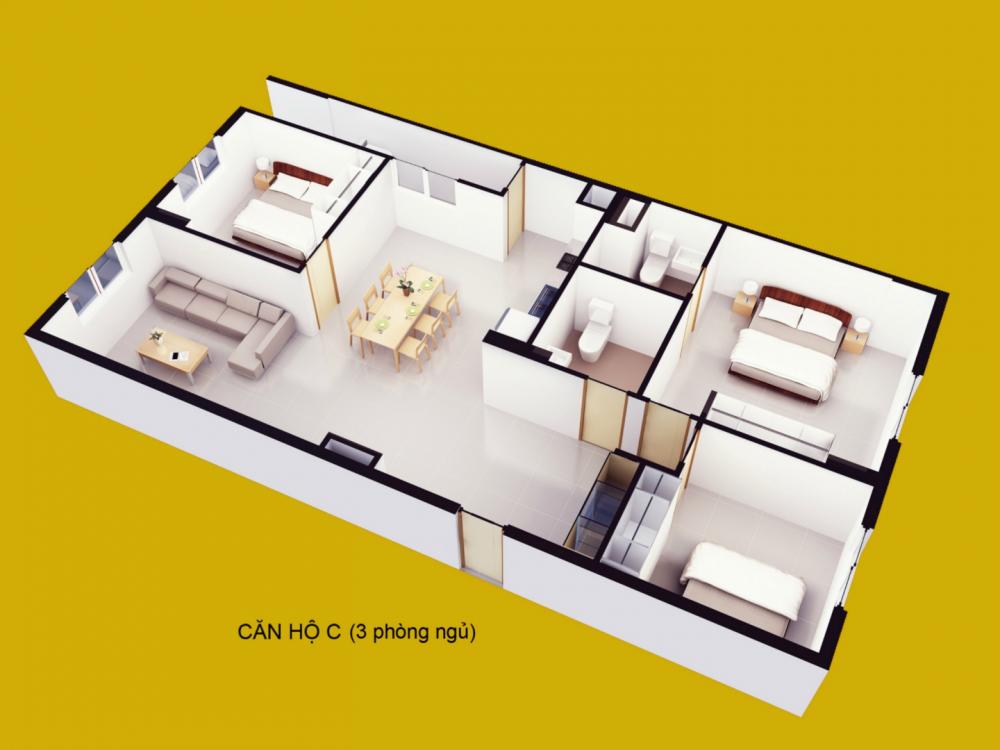 Bán căn hộ chung cư tại dự án căn hộ Linh Trung, Thủ Đức, Hồ Chí Minh diện tích 108m2 6172900