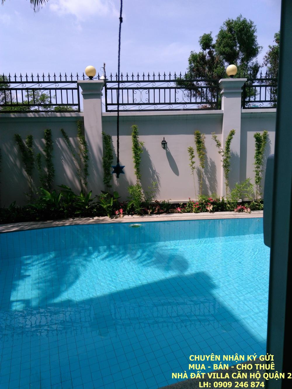 Cho thuê villa sân vườn hồ bơi view sông Sài Gòn, Thảo Điền, Quận 2, 5PN, giá 90tr/tháng 6180120