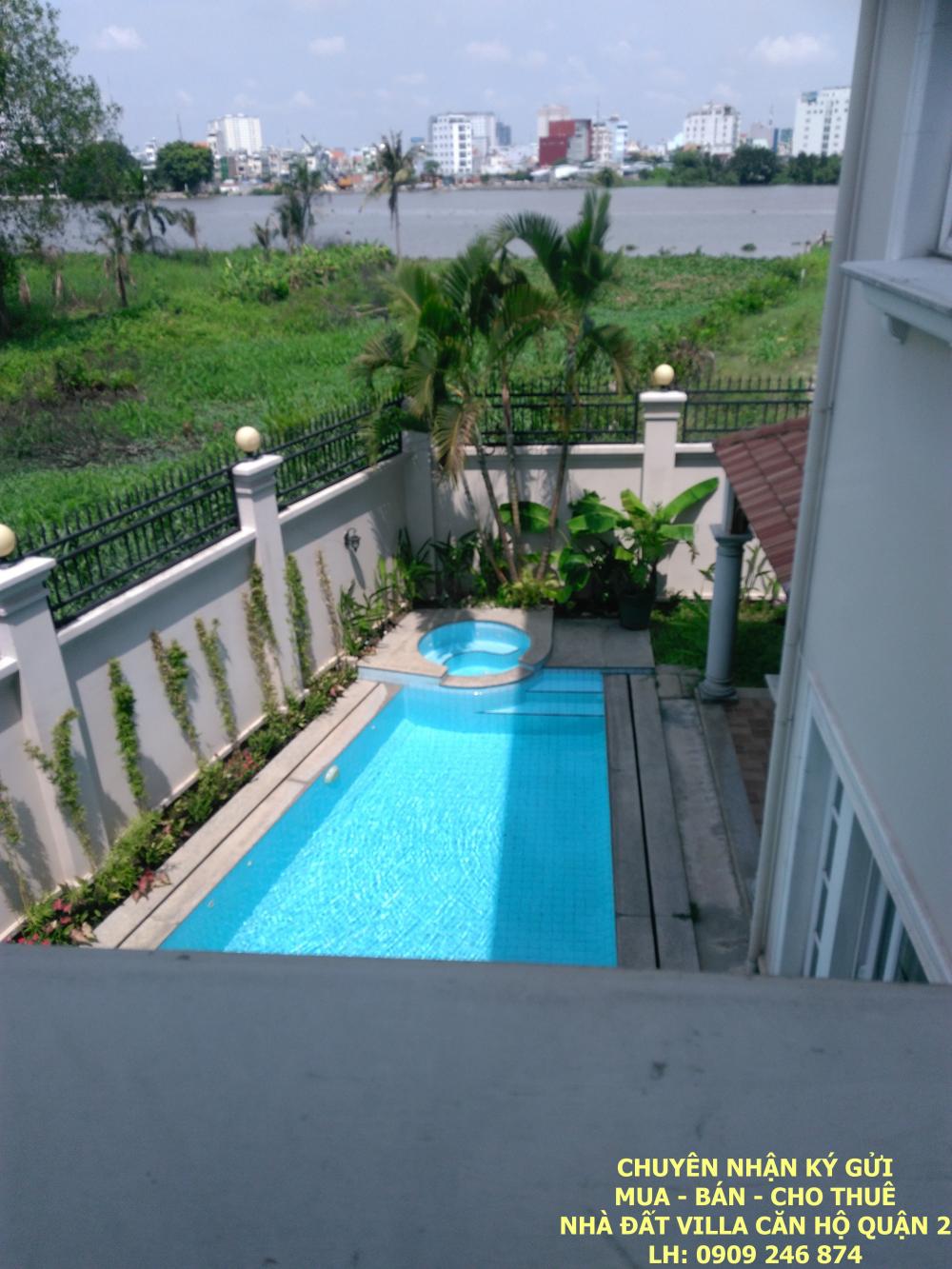 Cho thuê villa sân vườn hồ bơi view sông Sài Gòn, Thảo Điền, Quận 2, 5PN, giá 90tr/tháng 6180120