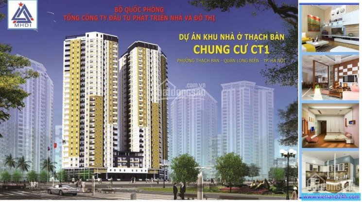 Chính chủ bán gấp chung cư CT1 Thạch Bàn, Long Biên, DT 98.69m2, tầng 1608A, giá 14tr/m2 6500343