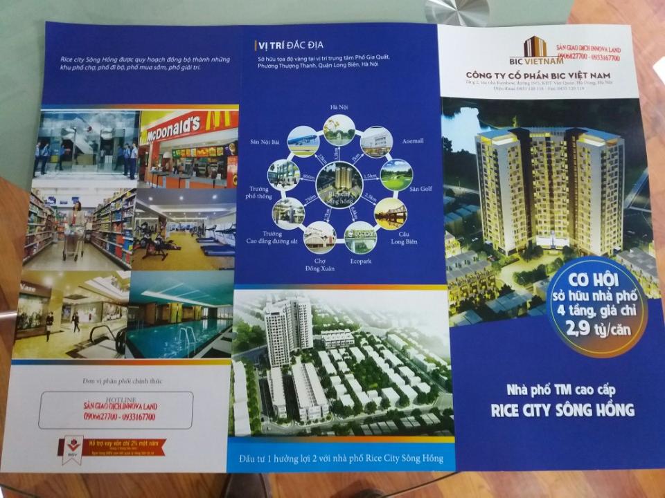 Mở bán nhà phố dự án Rice City Sông Hồng, Gia Quất, Long Biên giá chỉ 2,76 tỷ. LH 0975607865 6489166