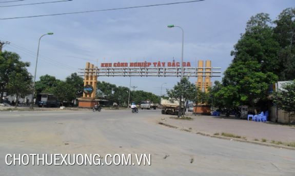 Cho thuê nhà xưởng trong KCN Tây Bắc Ga, Tp Thanh Hóa, DT 1500m2 6809904