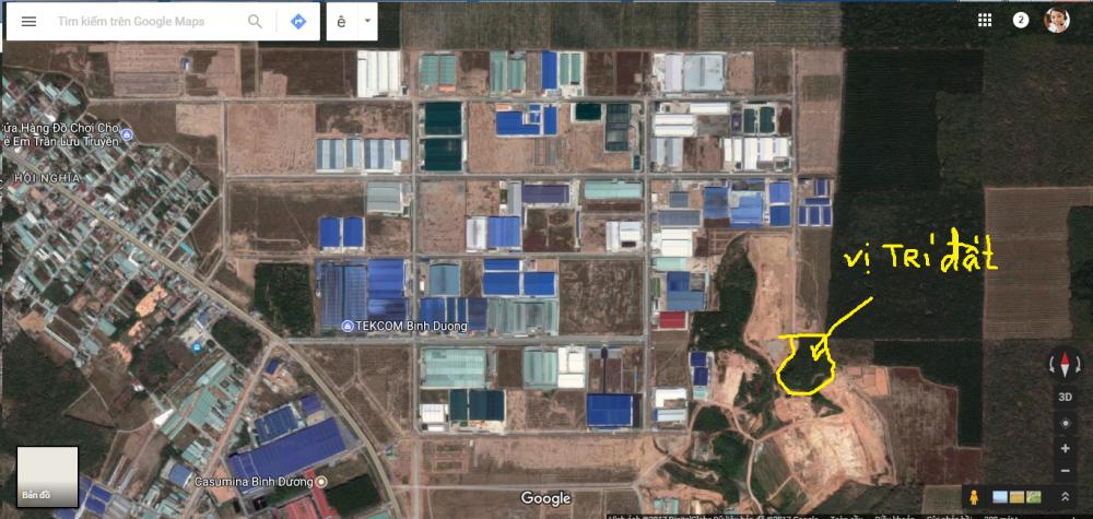 Bán 2- 3 mẫu đất SKC cạnh KCN Nam Tân Uyên mở rộng, giá 1,3tr/m2 7062567
