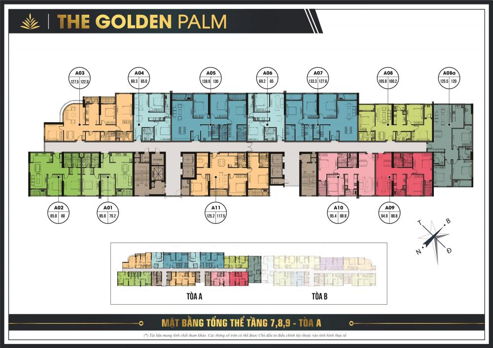 Chủ đầu tư mở bán full nội thất The Golden Palm, chỉ từ 32tr/m2 7054093