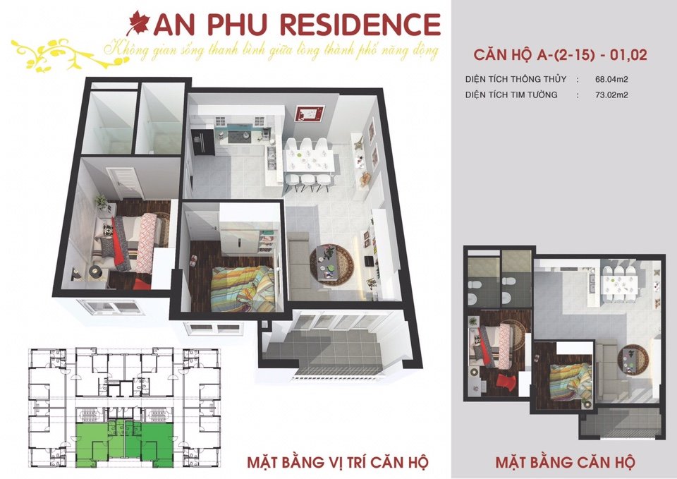 Chung cư An Phú mở bán căn hộ, diện tích từ 65m2 đến 128m2 7447759