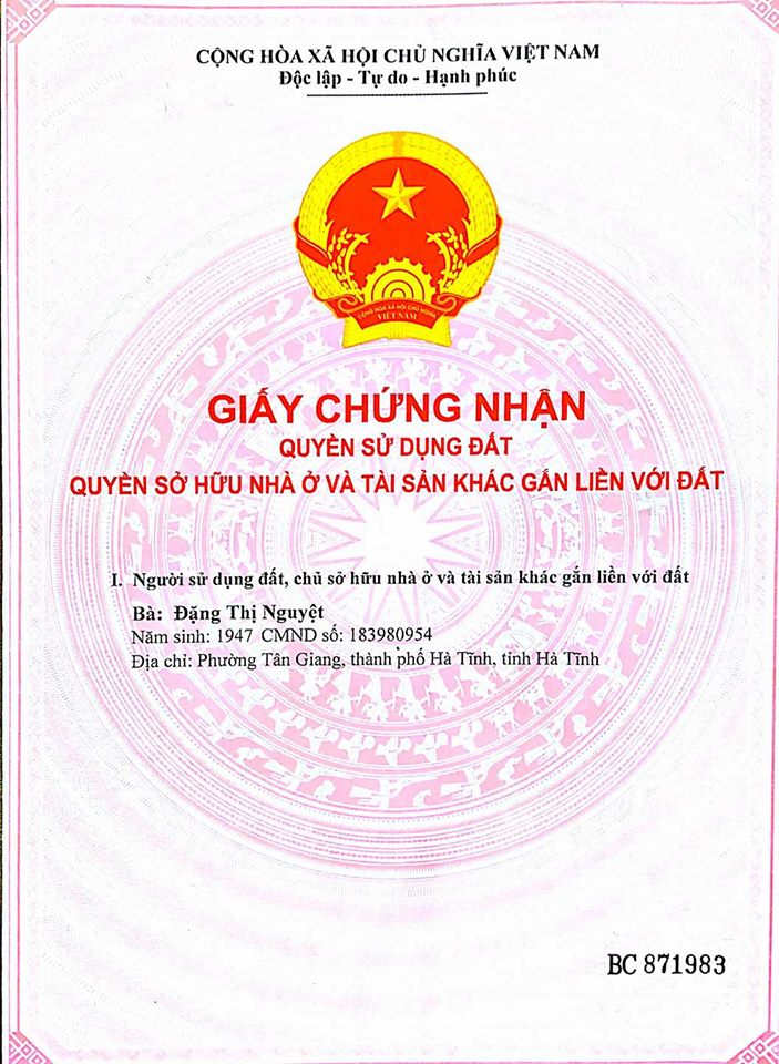 Bán đất tại Phường Thạch Hưng, Hà Tĩnh, Hà Tĩnh diện tích 180m2 giá 3 Triệu/m2 7197672