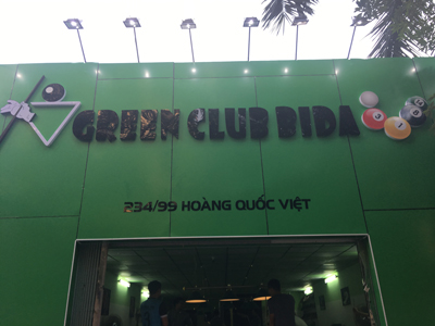 Cho thuê hoặc chuyển nhượng Green Club- Bi- A tại số 99/234 Hoàng Quốc Việt, Quận Cầu Giấy, Hà Nội 7556637