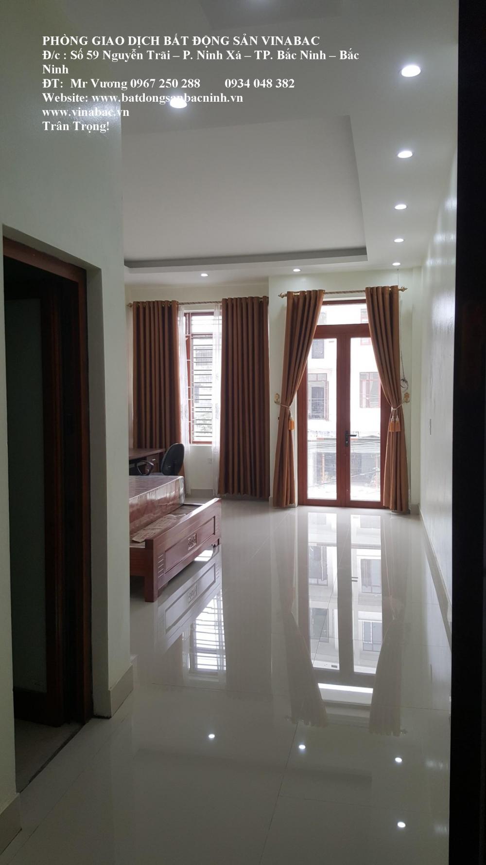 Cho thuê nhà 4 tầng mới hoàn thiện tại đường Bình Than, TP.Bắc Ninh 9007981