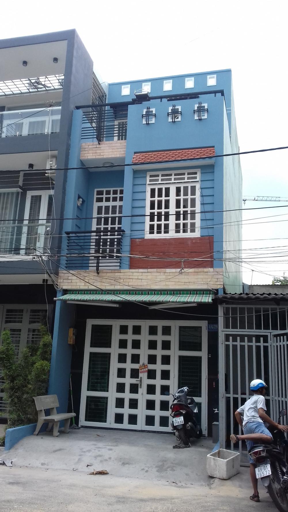 Nhà 4m x 10m, 3PN, 56/36 Bờ Bao Tân Thắng, Q. Tân Phú, giá 8.5tr/th 9156968
