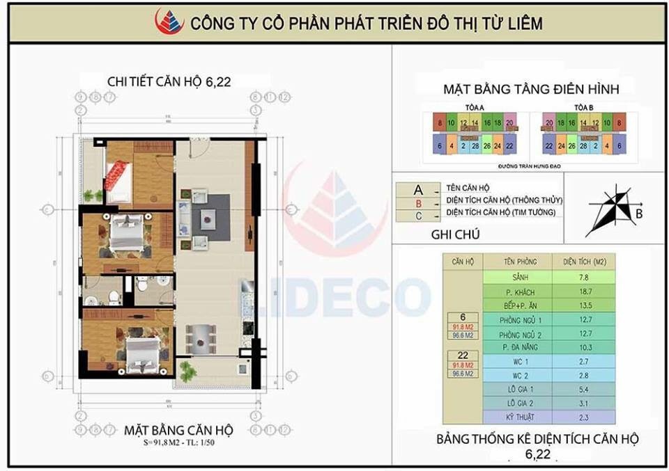 Bán căn hộ chung cư Lideco Hạ Long với giá chỉ từ 1 tỷ. LH 0986284034 9091938