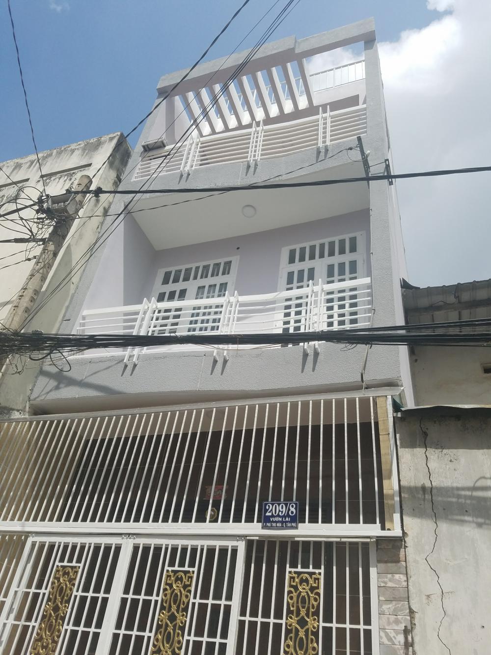 Bán nhà hxh 209 Vườn Lài, 4m x9m, 2 lầu, giá 4.3 tỷ, P Phú Thọ Hòa, Q Tân Phú 9155162