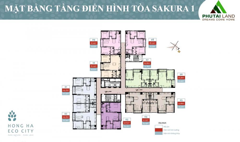 Bán căn hộ Hồng Hà Eco City, suất ngoại giao chỉ từ 19tr/m2 9282280