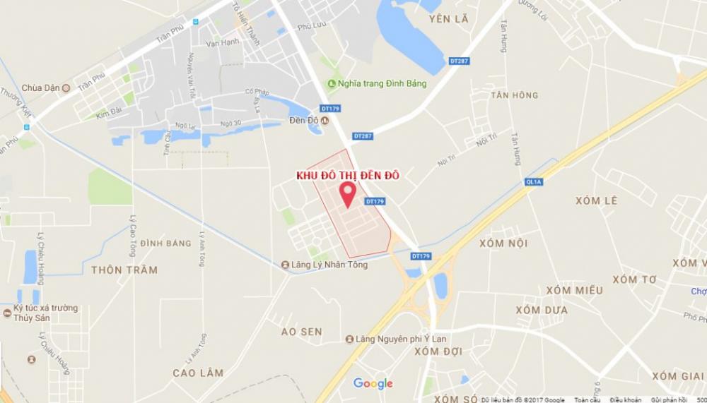 Dabaco Đền Đô, khu đô thị Đền Đô cần bán N15, lô góc, giá CĐT 9236596