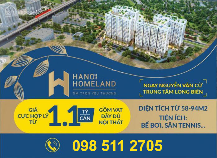 Mở bán chung cư cao cấp Hà Nội Homeland 9234175