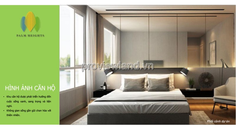 Căn hộ Palm Heights 2-3 phòng ngủ cần bán giá rẻ hươn thị trường 100 triệu 9267704