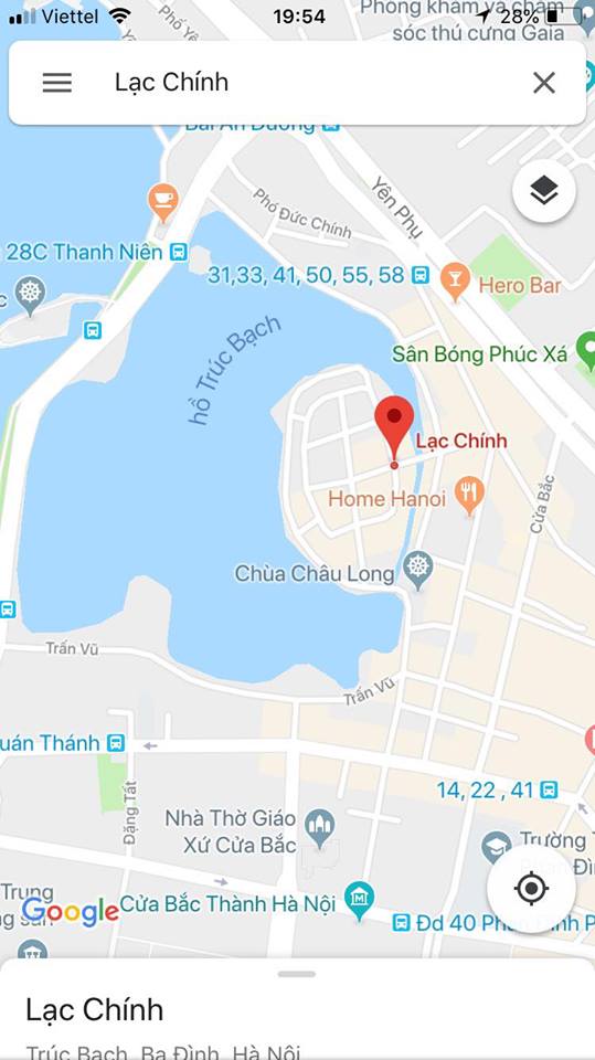 Bán đất mặt phố Lạc Chính, phường Trúc Bạch, Ba Đình, Hà Nội 9629888