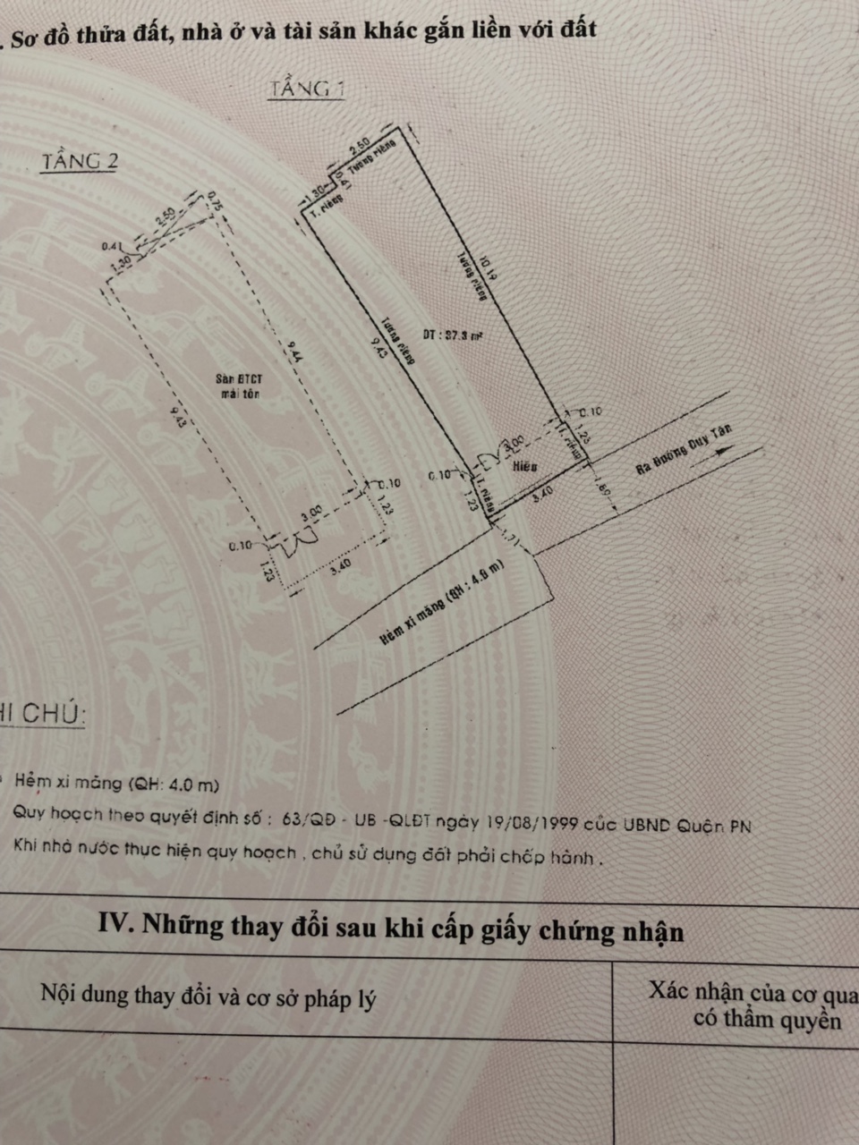Bán gấp nhà hẻm 80 Duy Tân, Phường 15, Phú Nhuận 9646932