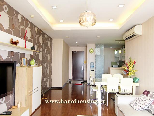 Cho thuê căn hộ CCCC 71 Nguyễn Chí Thanh, 110m2, 3PN, full nội thất, 13tr/th. Lh 0964088010 9623250