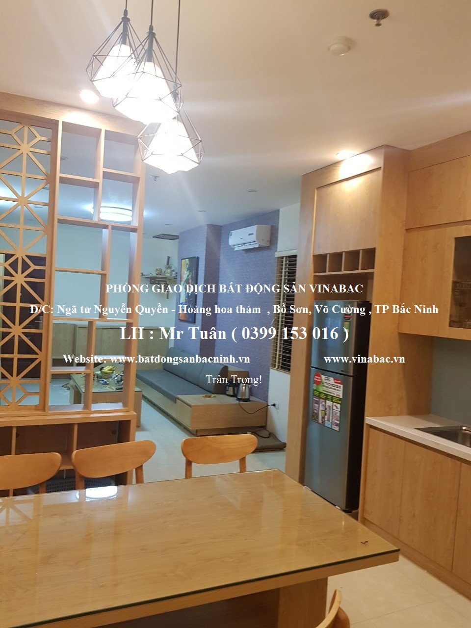 Cho thuê căn góc Cao Nguyên đầy đủ nội thất tại TP Bắc Ninh 9632796