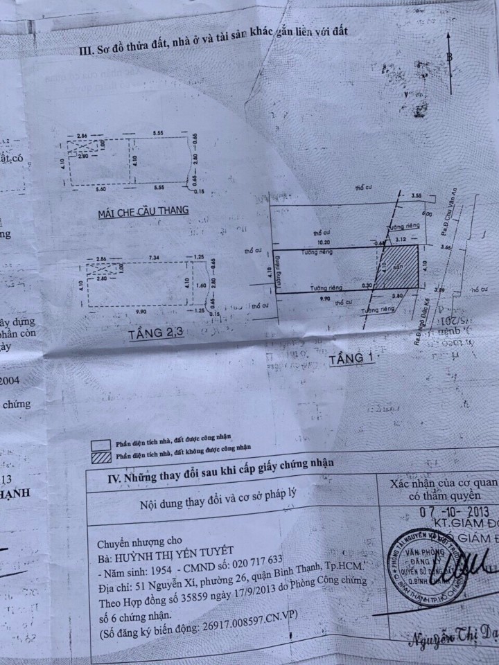 Bán nhà hẻm xe hơi 89/41 Ngô Đức Kế, P. 12, Bình Thạnh. DT: 4,1 x 14m, giá: 6,7 tỷ 9735992