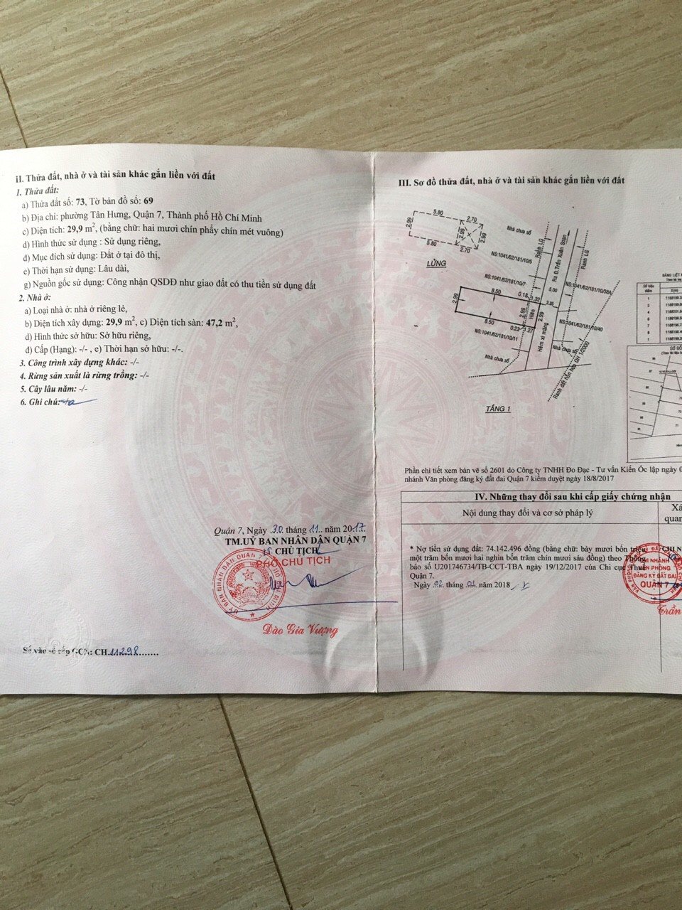 Bán nhà hẻm 1041/62 Trần Xuân Soạn  9777489