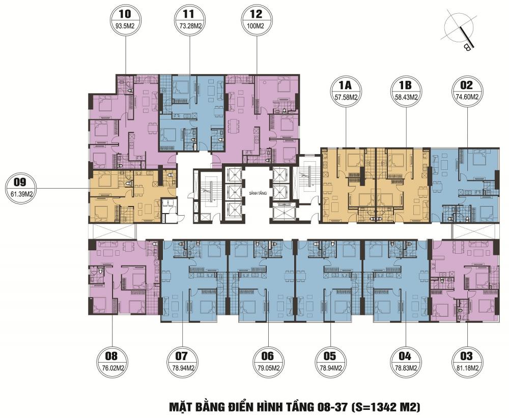 Bán các căn hộ chung cư FLC Quang Trung, Hà Đông, giá gốc CĐT, LH: 0936262111 10071196