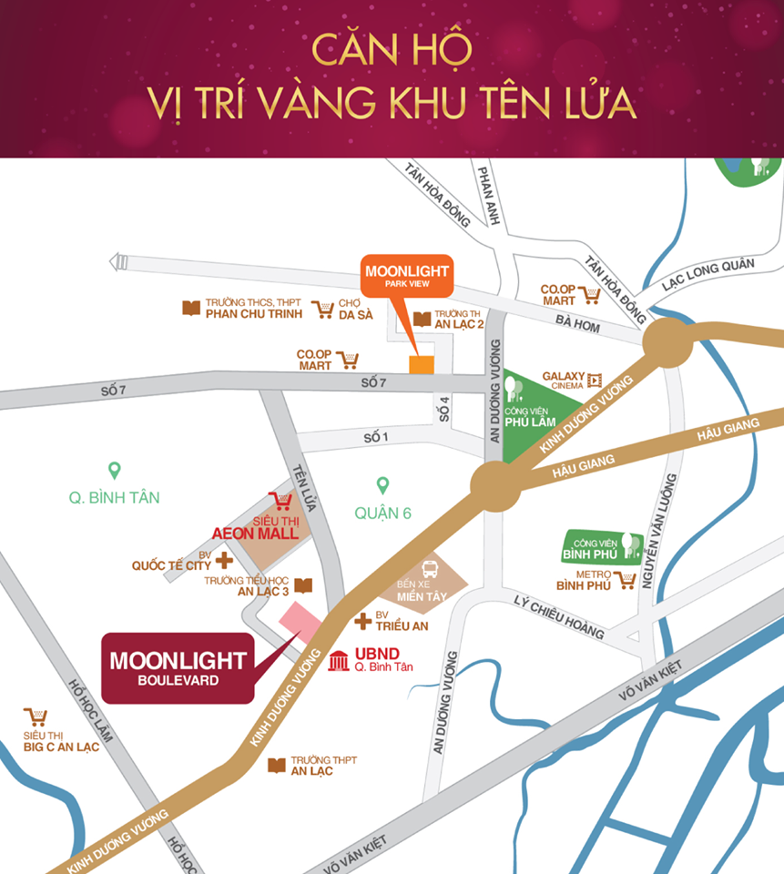 Bán gấp căn Moonlight Boulevard 2PN, gần Aeon Bình Tân, khu Tên Lửa, LH: 0908.652.566 9951649