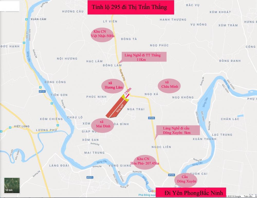 Đất nền phân lô dự án làng nghề Mai Hương giá chỉ từ 570tr/lô 120m2 10229544