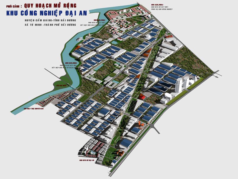 Cho thuê đất khu công nghiệp Đại An, tỉnh Hải Dương, quy mô 1-50 ha 10264917