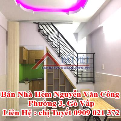 Bán Nhà Hẻm Nguyễn Văn Công,Phường 3, Gò Vấp. 10338713