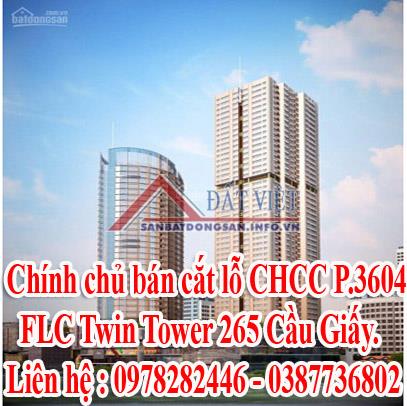Chính chủ bán cắt lỗ CHCC P.3604 FLC Twin Tower 265 Cầu Giấy. 10339418