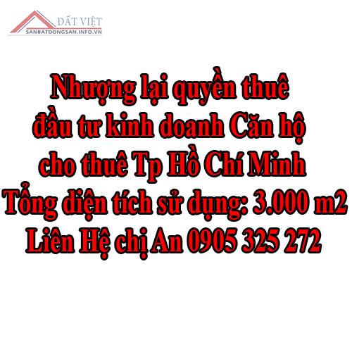 Nhượng lại quyền thuê đầu tư kinh doanh CĂN HỘ CHO THUÊ Tp Hồ Chí Minh 10385123