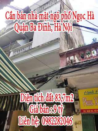 Cần bán nhà mặt ngõ phố Ngọc Hà, Quận Ba Đình, Hà Nội 10404023