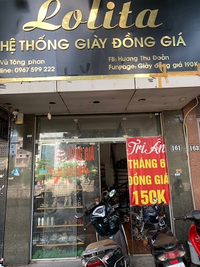 Chuyển nhượng cửa hàng giày dép tại 161 Vũ Tông Phan - Thanh Xuân, Hà Nội 10404578