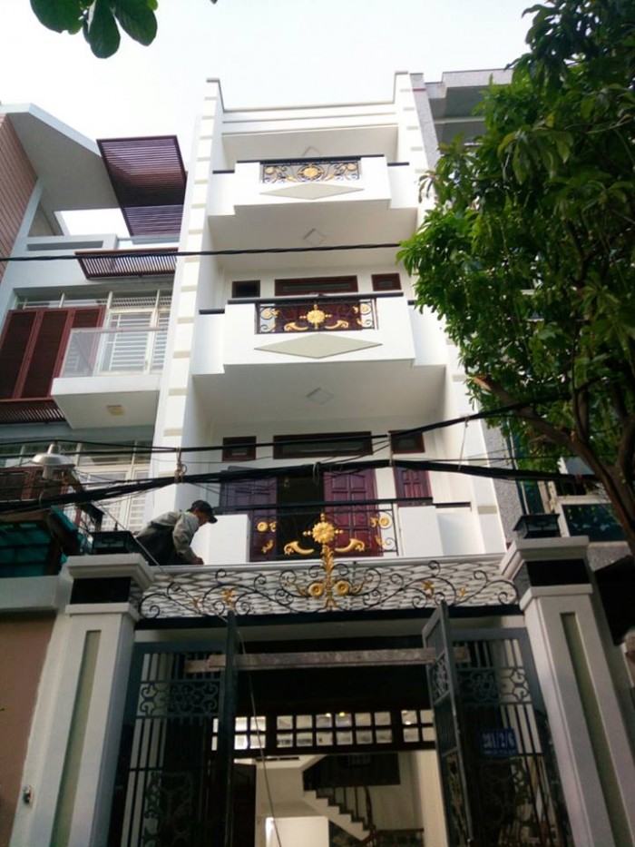 Bán nhà rất đẹp mặt tiền đường Hùng Vương Q10, trệt 5L ST, 3.6x16m giá chỉ 17.8 tỷ LH 0919402376 10407863
