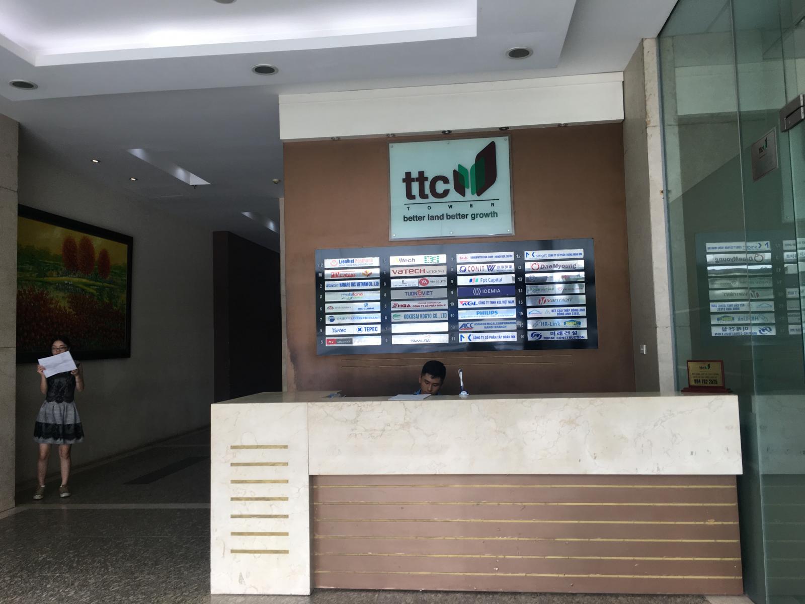 Cho thuê văn phòng tầng 13 tòa TTC Tower, DT 75m2, phố Duy Tân, quận Cầu Giấy 10432921