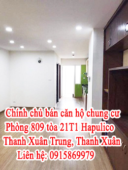Chính chủ cần bán căn hộ chung cư số 809 tòa 21T1 Hapulico, Thanh Xuân Trung,  Thanh Xuân, Hà Nội 10434760