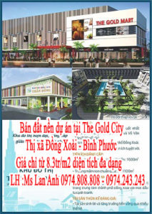 Bán đất nền dự án tại The Gold City - Thị xã Đồng Xoài - Bình Phước LH :Ms Lan Anh 0974.808.808 - 10440576
