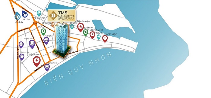 Bán căn hộ TMS Quy Nhơn, Tầng 12A, View Thành Phố, S=45m2, $=1.4 tỷ, Liên hệ: 089 66 55 833 10458177