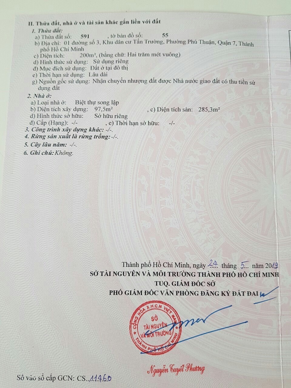 CẦN Bán Biệt Thự Siêu Vip tại KDC cao cấp Tấn Trường, Quận 7, Hồ Chí Minh 10473056