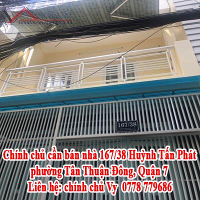 Chính chủ cần bán nhà 167/38 Huỳnh Tấn Phát, phường Tân Thuận Đông, Quận 7 10485949